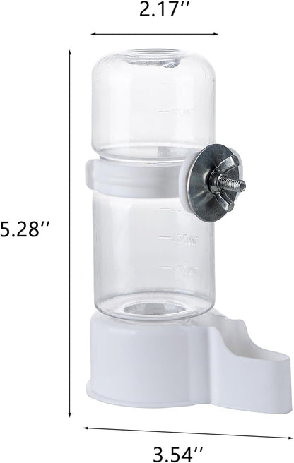 IBWell Automatic Bird Water Dispenser No Mess Parrot Feeder Automatic Bird Feeder Rabbit Watering System