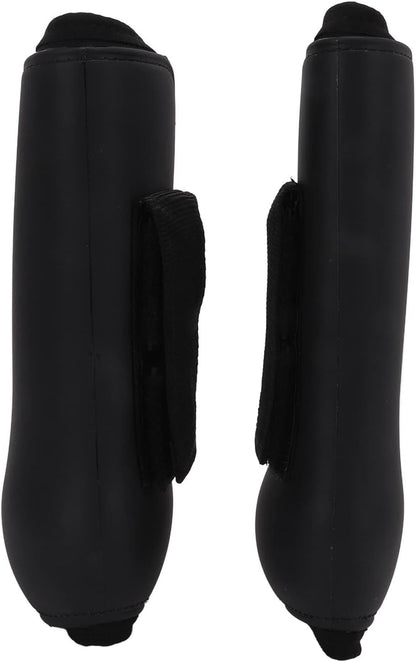 Horse Front Boots Adjustable Lightweight, Horse Front Leg Protection Support Boots with Nylon Hook & Loop Design, Shock Absorbing Tendon Boots for Riding Jumping Racing