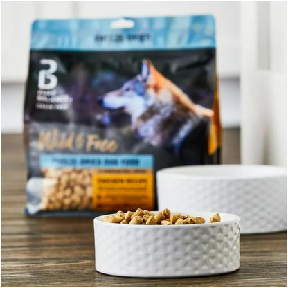2 Packs of Pure Balance Wild & Free Freeze-Dried Dog Food, Chicken Recipe, 16 oz (1 lb)
