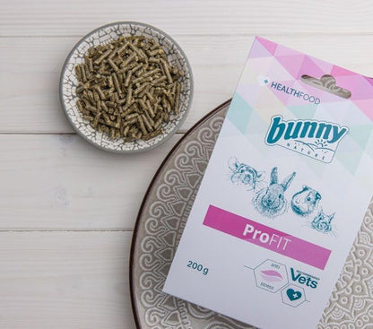 Bunny Nature Profit Supplement for Rabbits, Guinea Pigs, Chinchillas & Degus | Stress, Digestive & Immune Support | Promotes Healthy Coat, Vet Recommended | 6.4 oz
