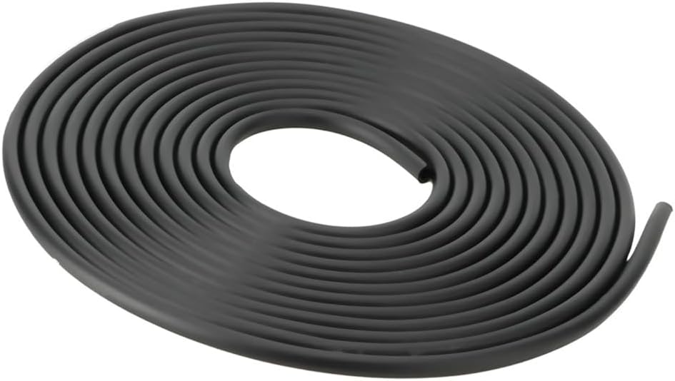 4m Length Silicone Oxygen Hose Soft Flexible Durable Fish Tank Air Tube Aquarium Air Pump Tube(Black)