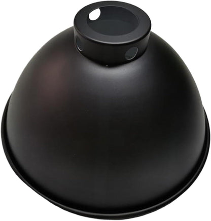 Reptile Dome Lamp Cover Lampshade Easy Installation Light Shade Replace Parts for Lizard Reptile Terrarium Habitat- 8.5in White Lining