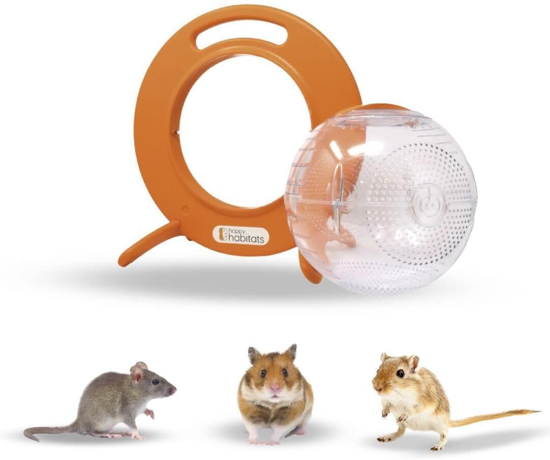 Roam Ring Accessory – Convert Your Hamster Ball into a Small Pet Carrier for Safe, Active Play – Small Animal Toys for Gerbils, Mice & More – Must-Have Pet Rat and Hamster Accessories