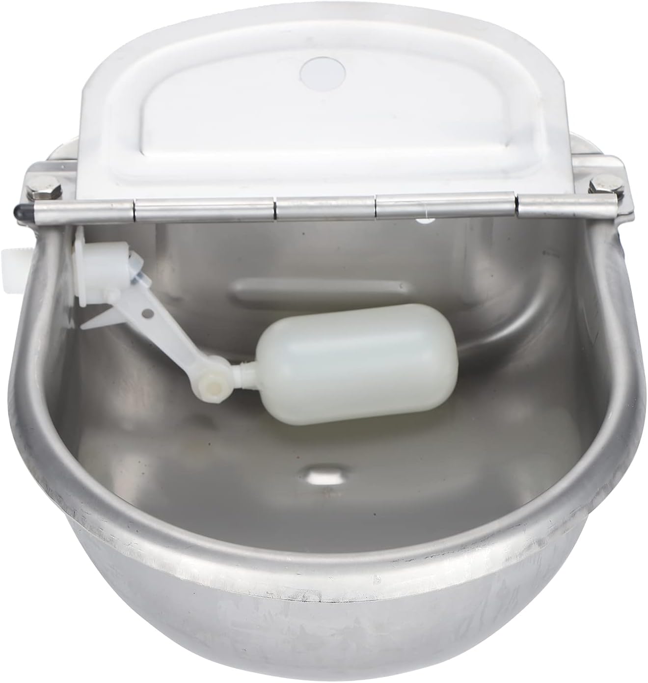 Acouto Automatic Water Bowl Horses Stainless Water Trough Bowl Automatic Drinking Horses Goats Sheep Cattle Livestock Waterer & Watering Equipment