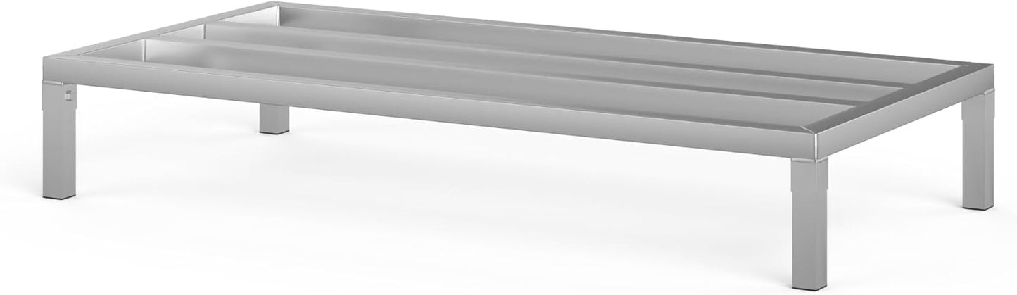 24 in X 48 in. Aquarium Stand | Industrial Style Aluminum Fish Tank Base with Open Frame Design