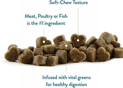 Pet Greens Treats Tasty Beef Semi-Moist Dog Treat 6oz