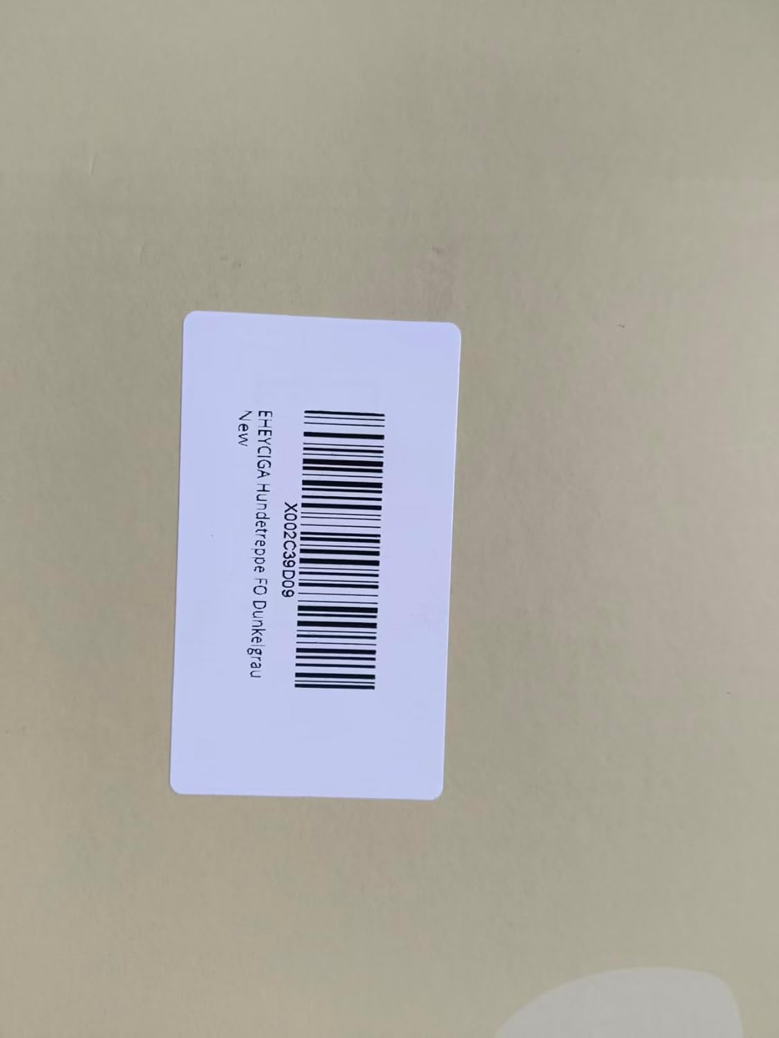 EHEYCIGA Curved Dog Stairs Ramp for High Beds 19.7" H, 4-Step Dog Steps for Small Dogs and Cats, Pet Stairs for High Bed Climbing, Non-Slip Balanced Pet Step Indoor, Grey