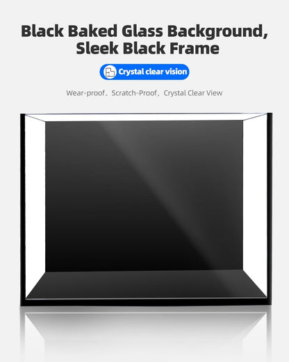 5 Gallon Clear Glass Fish Tank, Easy to Maintain Small Aquariumfor Betta, Goldfish, Snail,Shrimp and Aquatic Planting