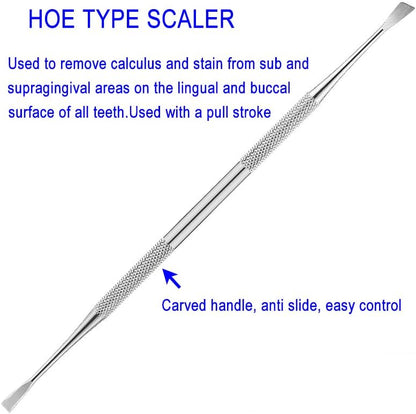 Pet Dog Cat Teeth Tartar Plaque Remover Stainless Steel Double Headed Scaler Scraper Dental Tooth Cleaning Tools Oral Care Hygiene Set(3 Pieces Different Shape Silver)