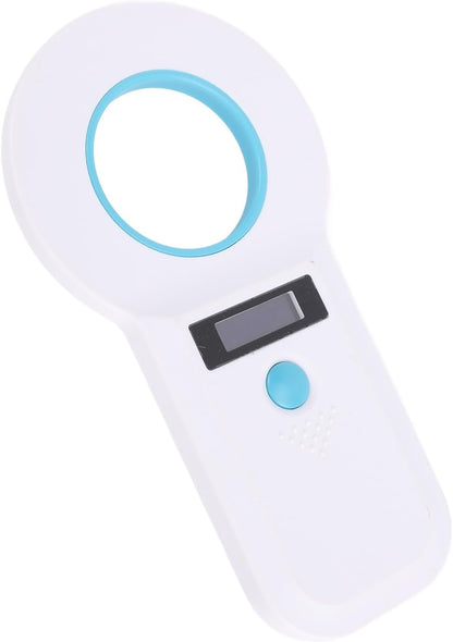 CHICIRIS Pet ID Reader, 2 in 1 Connection 134.2Khz 125Khz Animal Tag Scanner with High Brightness OLED Screen for EMID and FDX B ISO 11784/85