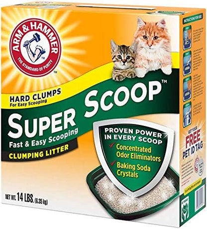 Arm & Hammer Super Scoop Clumping Litter Fresh Scent 14lb