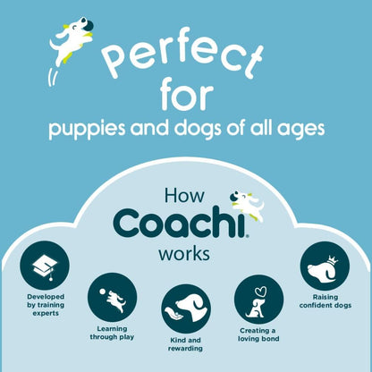 Coachi Training Whistle, Ideal for Obedience and Recall Training, Strong Clear Sound, Lightweight Polymer Material and Compact, Adjustable Reflective Lanyard, Suitable for Puppy & Dog Training (Navy)