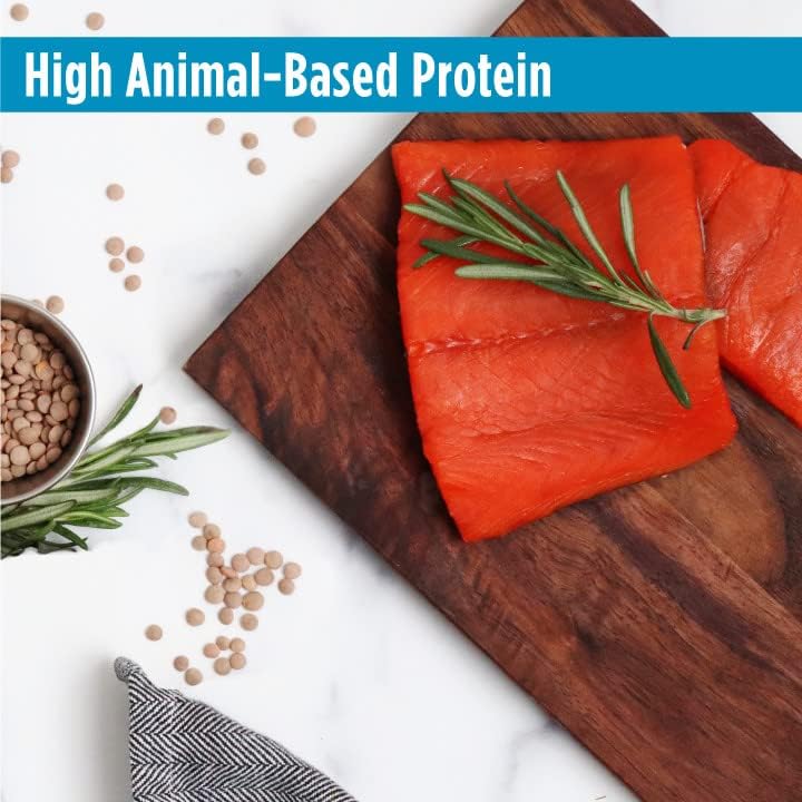 Nulo FreeStyle High Protein Trim Cat Food, Salmon & Lentils Recipe - Natural Grain-Free Dry Cat Food for Weight Management with l-Carnitine, Natural Fiber, & Probiotics, 14 lb Bag