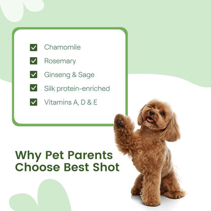 Best Shot Scentament Spa Fortifying Conditioner for Dogs & Cats, Moisturizing & Detangling Conditioner, Strengthens Coat, Gentle Grooming Formula, Sweet Magnolia Scent, 16 fl oz