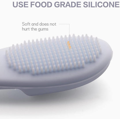 Pet Republique Finger Toothbrush with Handle for Dogs and Cats – Super Soft Silicone, Finger Insert Style (3-Count)