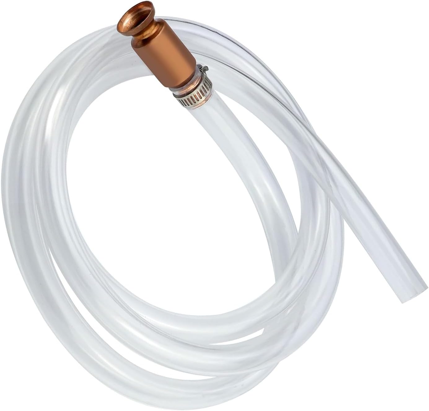 TAODAN 1 Set Vibrating Screen Siphon Pump 1/2 Inch Copper Valve Siphon Hose Aquarium Water Changer Car Oil Extractor Suitable for Gasoline Petroleum Diesel Fuel Liquids