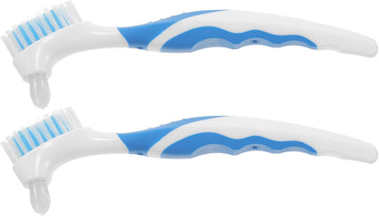 2Pcs Turtle Shell Cleaning Brush Double-Head Portable Dirt Remover Household Small Multi-Functional Reptile Health Supplies for Tortoise Shell Maintenance