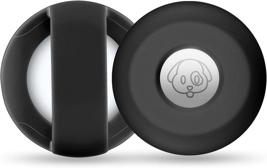 for Airtag Holder for Dog Collar, Cibaabo Silicone Air Tag Case Cover Compatible with Apple Airtags for 0.8-1.2inch Cat Pet Collar Harness Loop