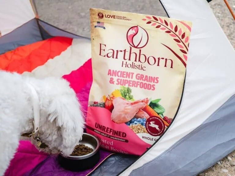 Earthborn Holistic Unrefined Roasted Rabbit 25 lb. Ancient Grains & Superfoods Dry Dog Food