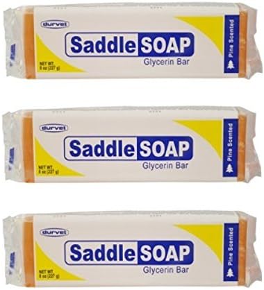 (Pack of 3) Saddle Soap Glycerin Bar for Leather