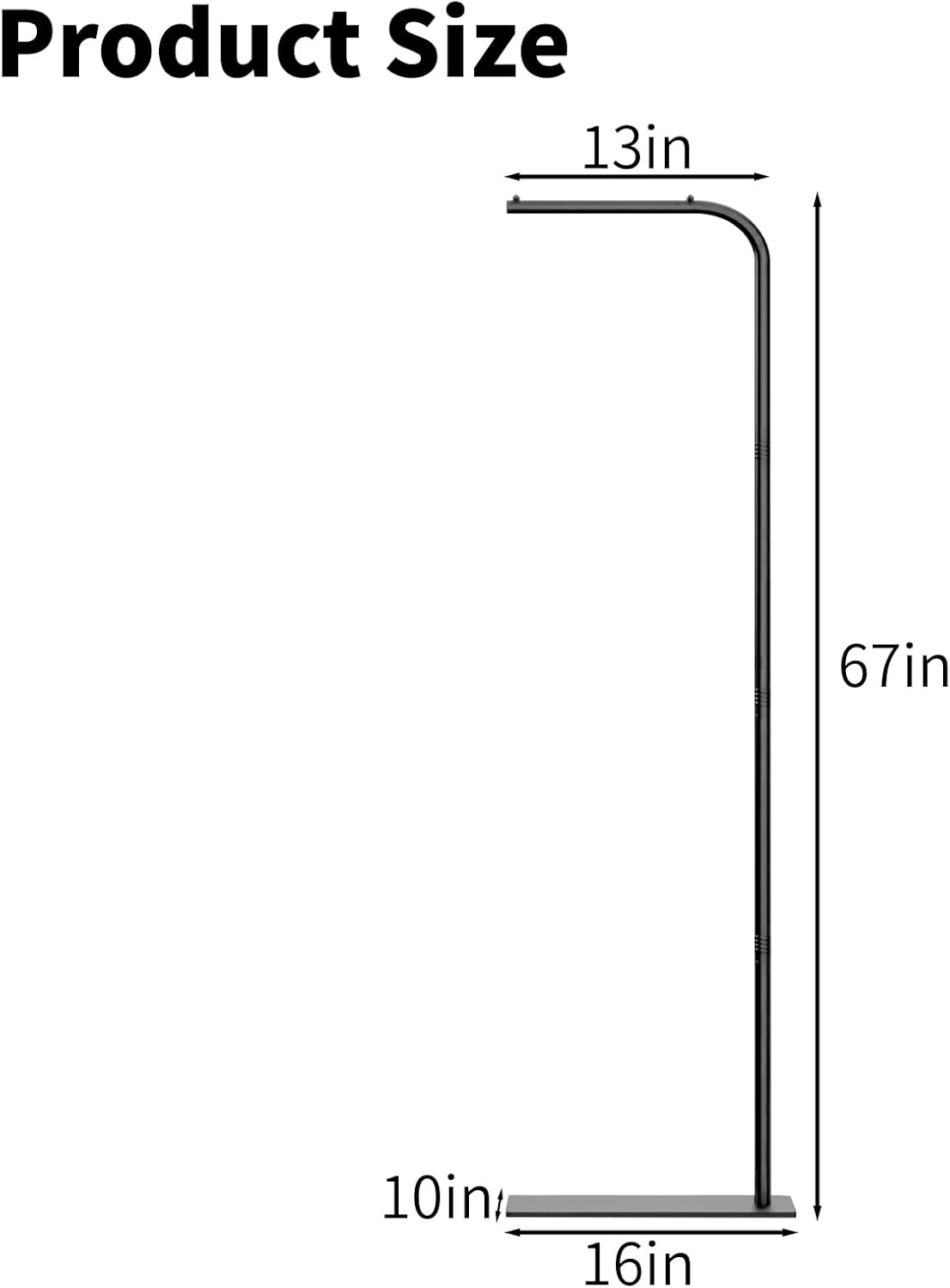 TBTFW 67 Inch High Hanging Bird Cage Stand, Bird Feeder Stand with Base, Suitable for Hanging Various Types of Birdcages(Weight Limit: Within 35 Pounds)