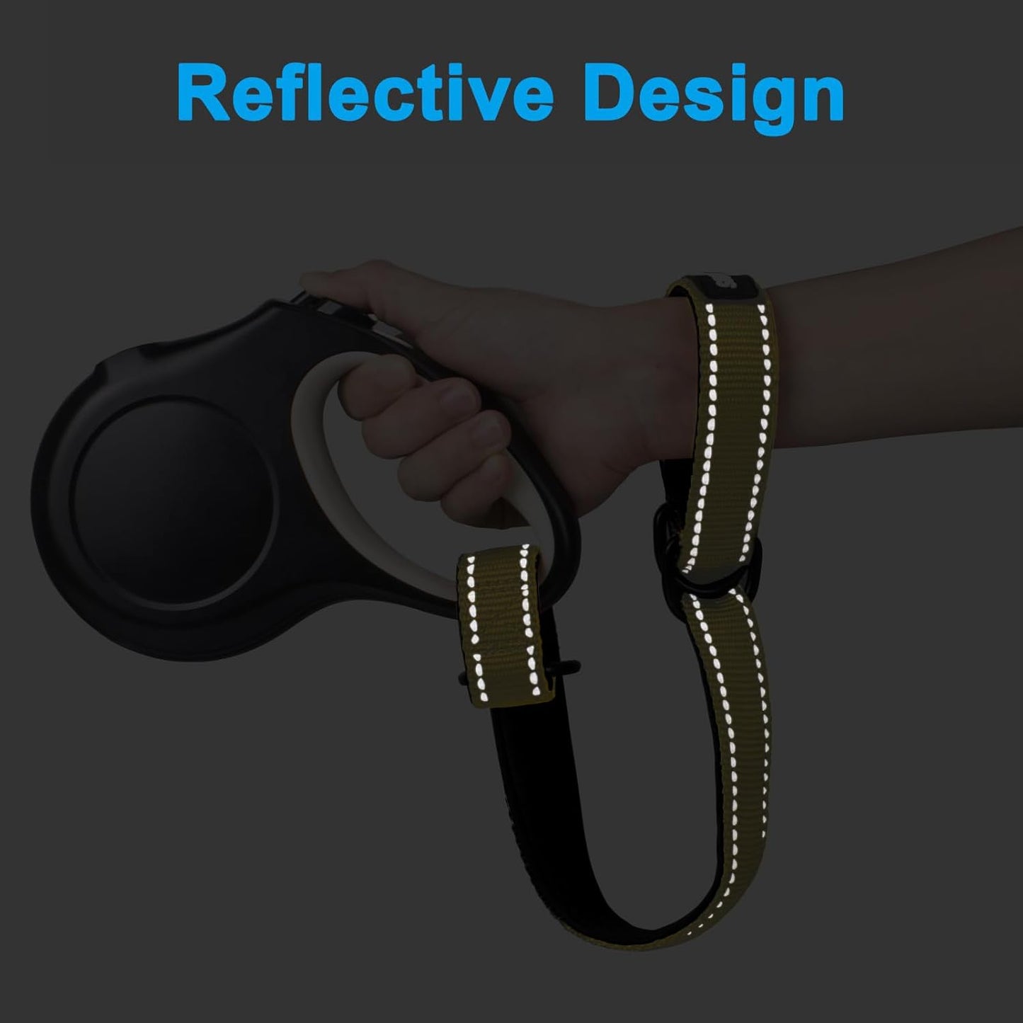 PetBonus Safety Wrist Strap for Retractable Dog Leash and Dog Seat Belt for Car