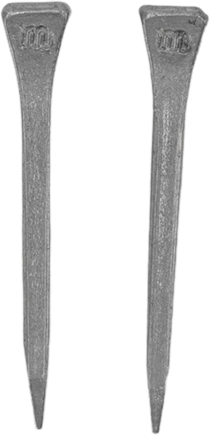 250 Pcs Horseshoe Nails High Tensile Strength Good Elasticity Accurately Crafted Steel Horse Shoe Nails for Farrier Use (FJ0RACE)