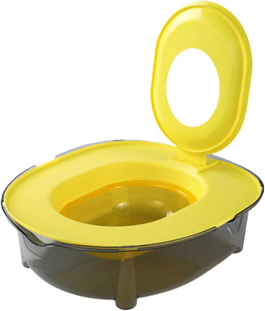 Cat Box for Indoor Cats – Anti-Splash Odor Control Semi-Closed – Waterproof Pet Toilet Tray, for Outdoor Indoor Home Apartment Small and Medium Pets