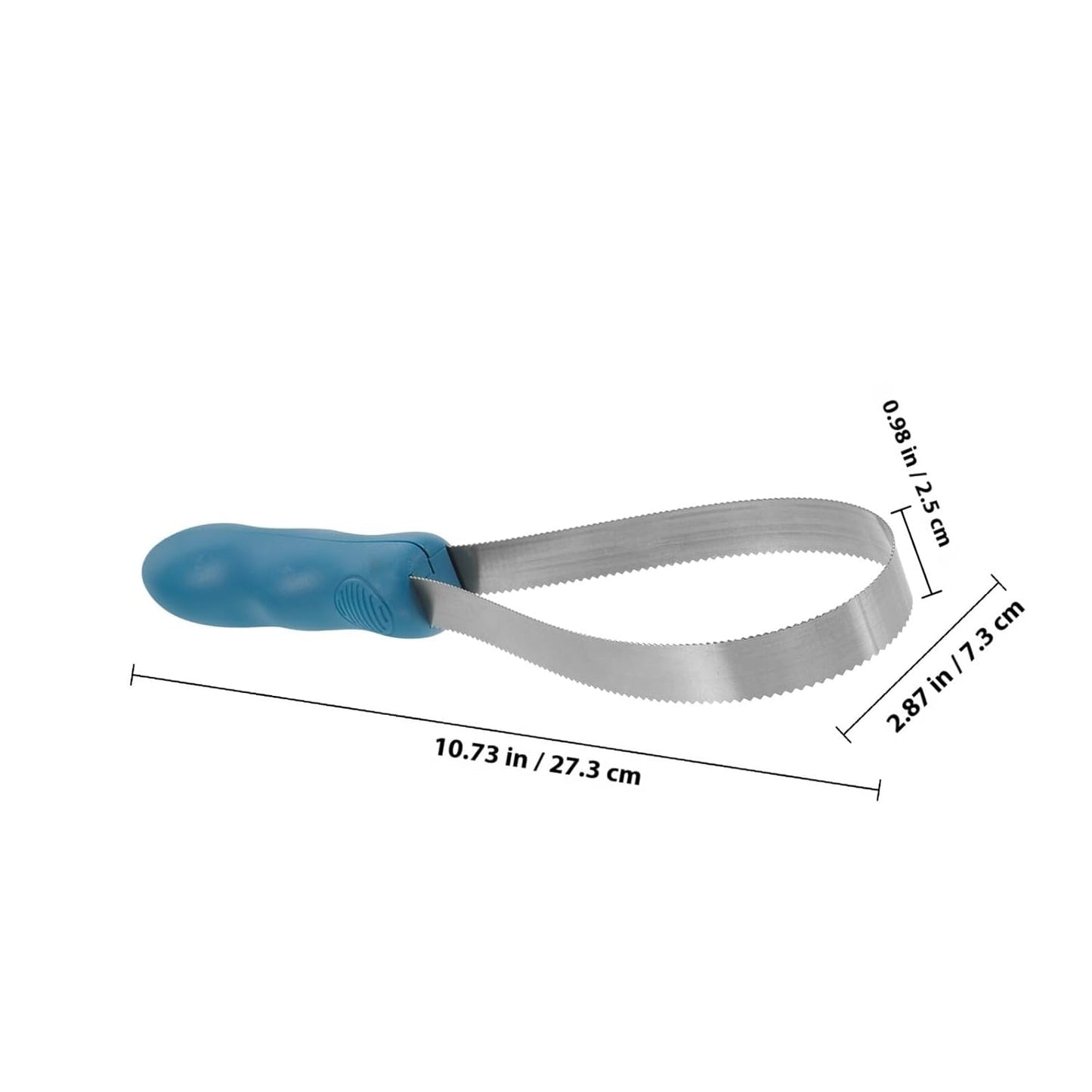 Horse Grooming Brush Stainless Steel Shedding Scraper for Equines and Cattle Portable Deshedding Tool and Itch Relief in Stables