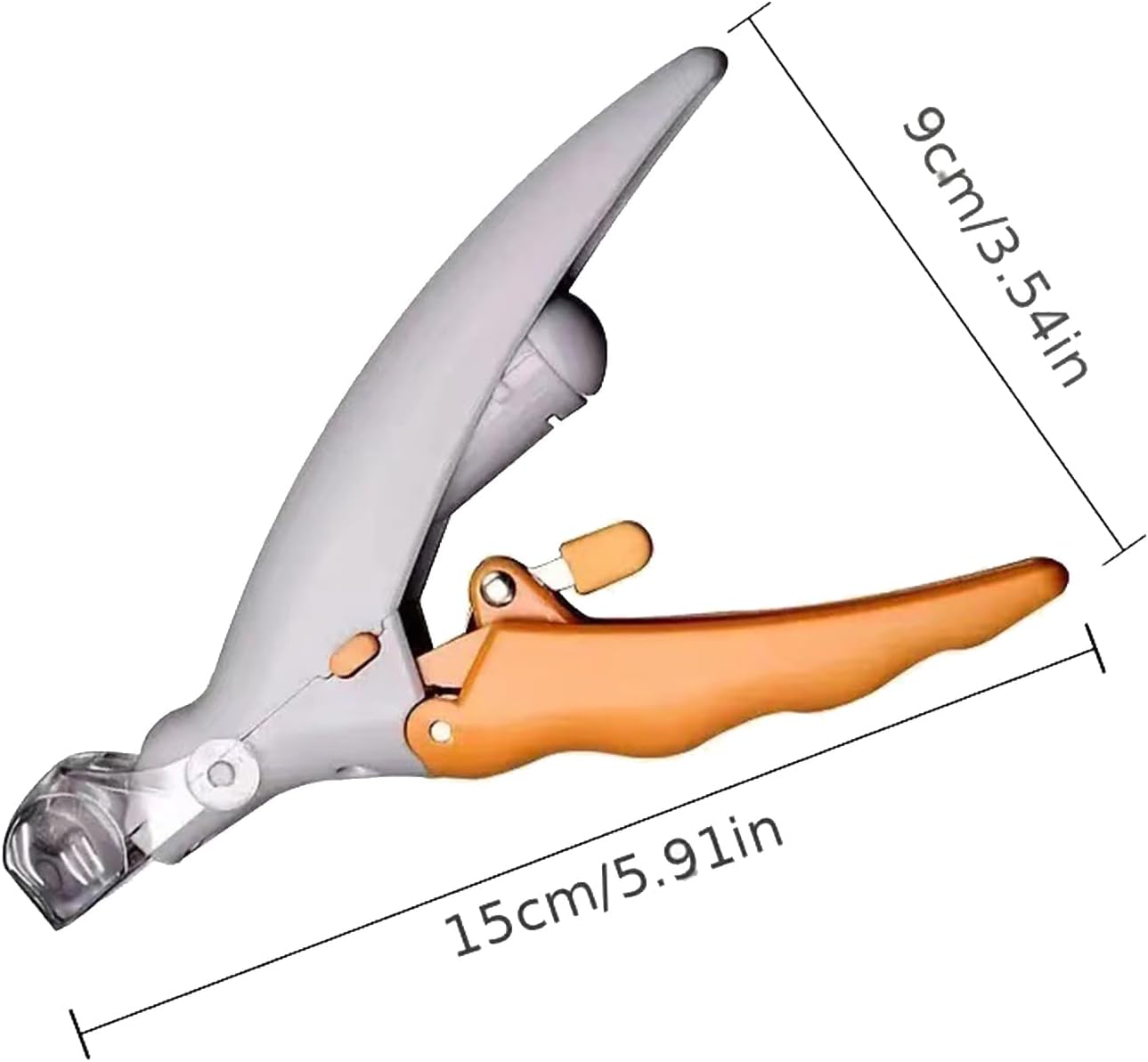 Cat Claw Clippers | Safe Nail Trimmer with Magnifying Mirror with Magnifying Mirror for Kitten Puppy Rabbit and Small Animals Grooming, Trimming, Clipping, Comfortable, Grip Pet Nail Care Tool