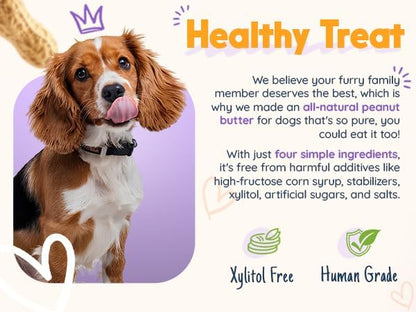 BUDDY BUDDER Bark Bistro Dog Lick Mat Set with Superberry Peanut Butter, Purple Enrichment Mat with Spatula, 4 oz Squeeze Pack