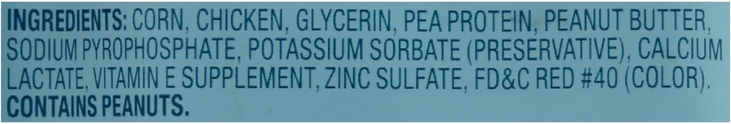 Rawhide-Free Peanut Butter Flavor Twist Sticks for Dogs, 50 Count, 9.7 oz Resealable Bag, Long-Lasting Chews, Highly Digestible, Helps Clean Teeth & Gums, Ideal for Small, Medium & Large Adult Dogs