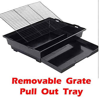 38-Inch Double Roof Top Large Flight Bird Cage with Toys Climbing Ladder Side Nesting Box Doors for Cockatiels Sun Parakeets Conures Aviary Budgie Finch Lovebird Canary Pet Bird Travel Cage