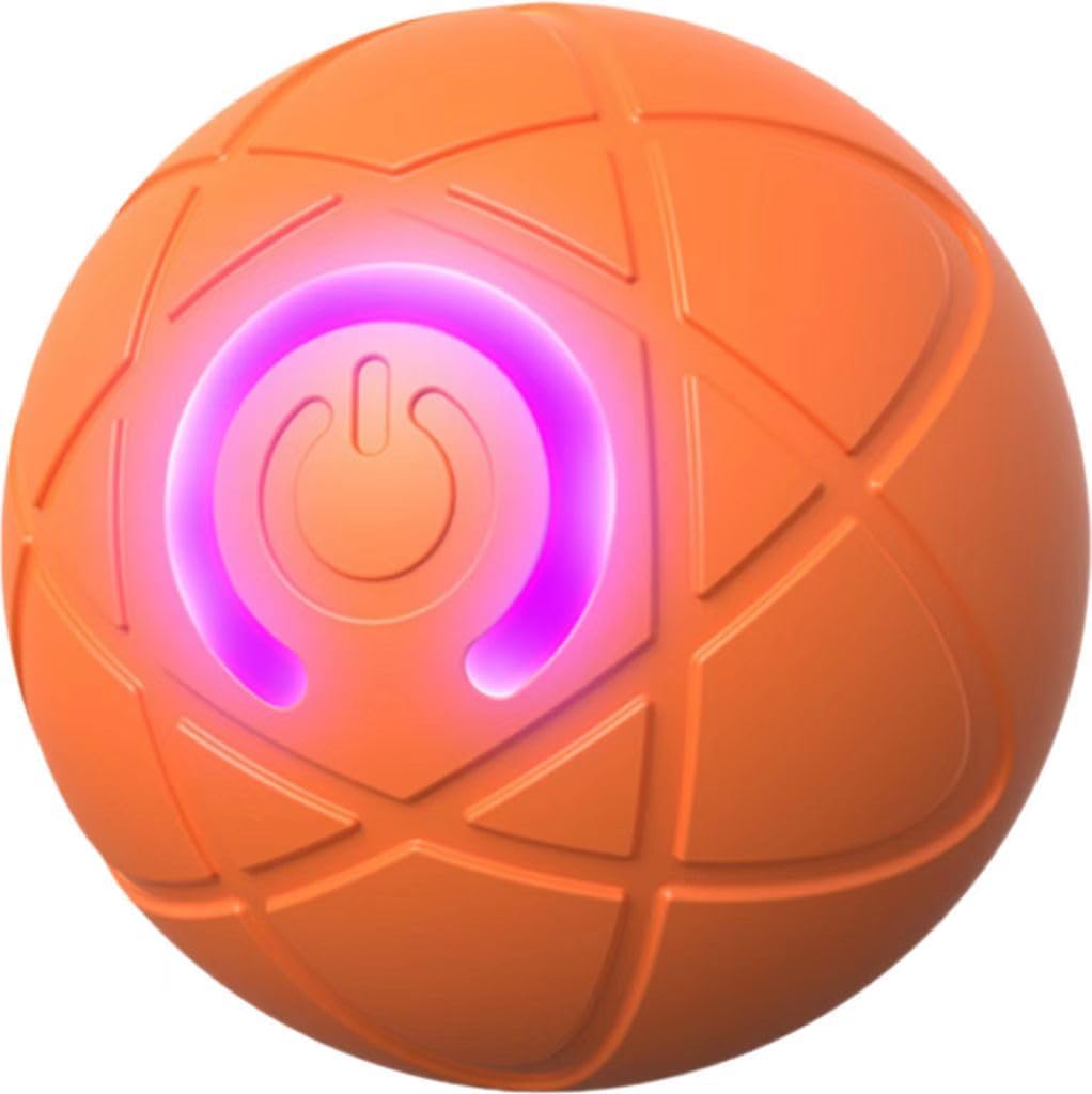 Pet Toy Ball, Interactive Cat Ball, Self-Playing Entertainment Device for Dogs & Cats, Pet Supplies, Cat Toys. (Blue, Fragment Style)