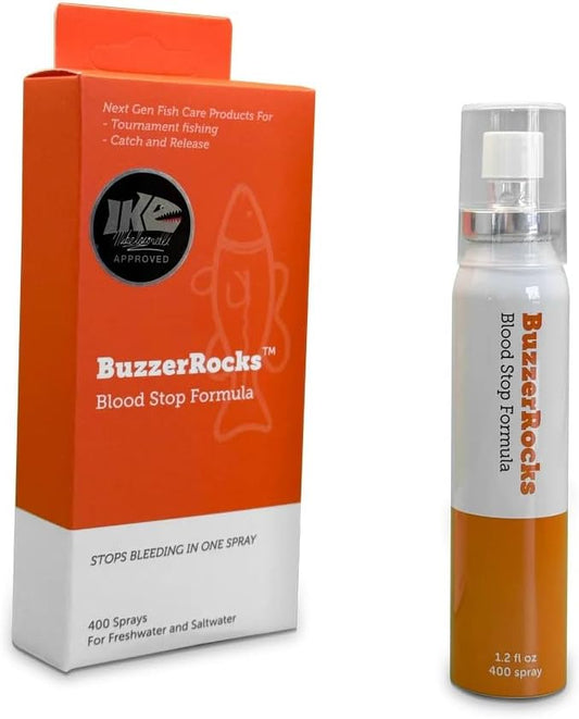 Blood Stop Formula – Livewell Fish Care Spray for Hook Injuries | Stops Bleeding Fast, Protects Wounds, Boosts Fish Survival Rate 1.2oz Bottle