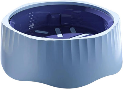 Slow Feeder Dog Bowls,Anti-Choking Puzzle Dog Food Bowl, Anti Gulping Healthy Eating, Non Slip Puzzle Puppy Cat Bowl, Effectively Reduce Overeating, Normal Feeding and Slow Food 2 in 1, Blue