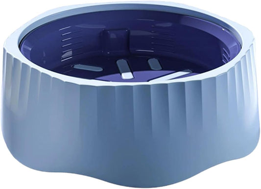 Slow Feeder Dog Bowls,Anti-Choking Puzzle Dog Food Bowl, Anti Gulping Healthy Eating, Non Slip Puzzle Puppy Cat Bowl, Effectively Reduce Overeating, Normal Feeding and Slow Food 2 in 1, Blue