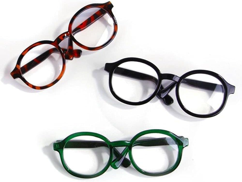 2Pcs Black Pet Dog Cute Glasses Clear Lens Retro Glasses Photo Props Transparent Cat Sun Glasses for Small Dogs Cats Cosplay Costume Dog Sunglasses