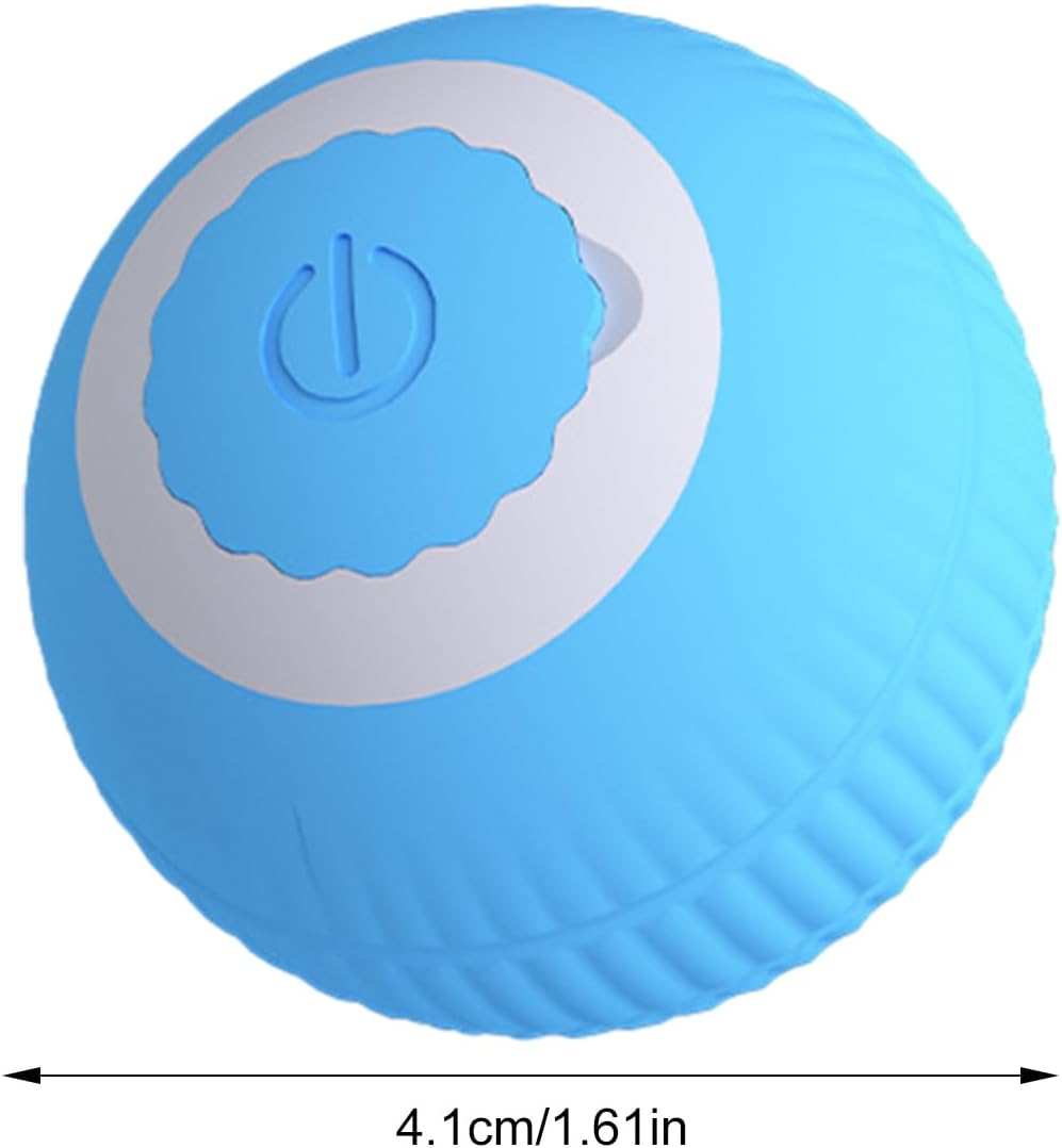 Interactive Cat Ball Toy, cat toy ball roller, Active Rolling Ball for Dogs, Bouncing Rolling Ball, Activated Rolling Ball, 360 Degree Rotating Ball, USB Charging Pet Toy for cats