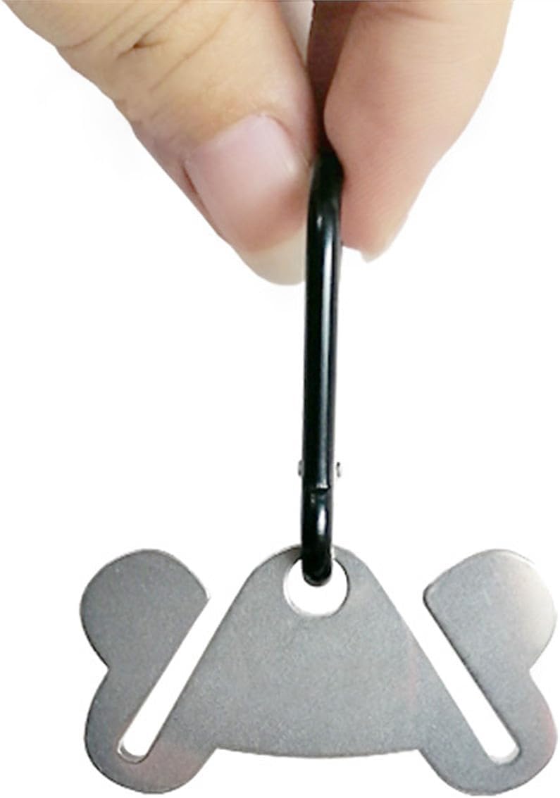 Metal Dog Poop Bag Holder Clip Hands Freely Waste Bag Secure For Outdoor Walking And Running And Practical Dog Poop