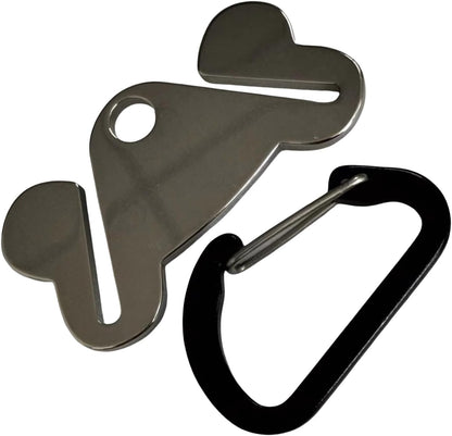 Metal Dog Poop Bag Holder Clip Hands Freely Waste Bag Secure For Outdoor Walking And Running And Practical Dog Poop