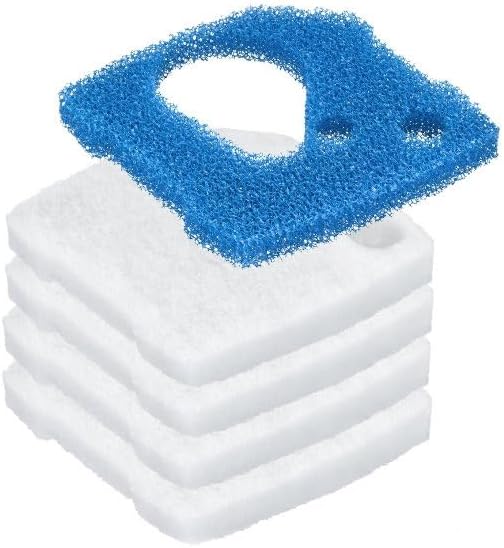 6685 Filter Pad Set Fit For Eheim Pro 4+ Canister Filter 250 /250T/ 350/ 350T/600，Fish Aquarium Pet Prefilter Pads - Fine & Coarse Media Filter Pads Biological Filtration For Improving Water Quality