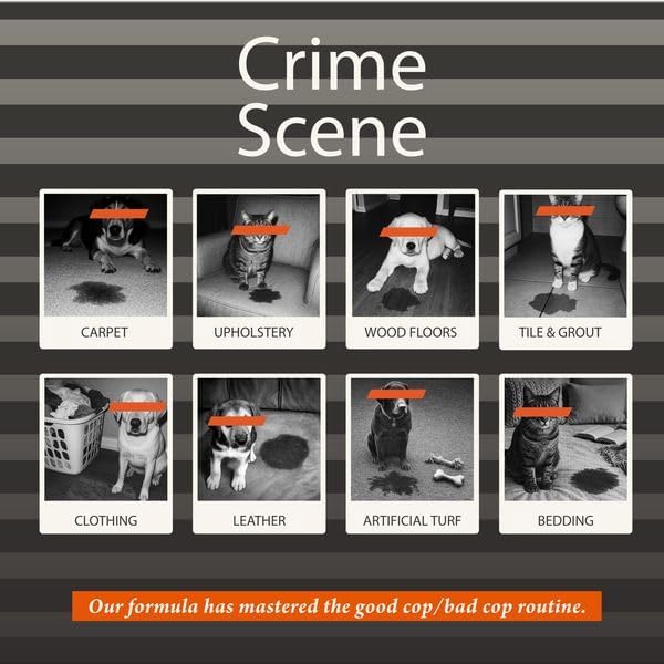 Pet Stain and Odor Eliminator Spray 32oz (1 Pack), Urine Odor Eliminator for Dogs and Cat Pee, Dog Urine Enzyme Cleaner for Dog Urine, Professional Strength Pet Oder Pet Stain Remover for Carpet Odor