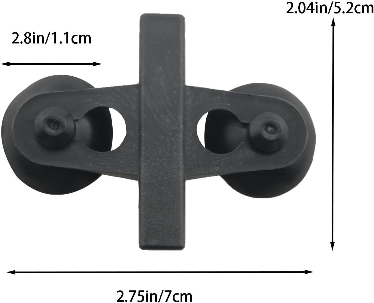 20PCS Black PVC Aquarium Divider Suction Cup Clamp Glass Fixing Clip Suitable for Separating Fish Tank and Supporting Plastic Mesh Panels