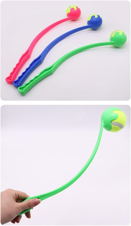 Convenient pet Pitching Rod Anti Slip Handle, Dog Outdoor Tennis Training Throwing Toy