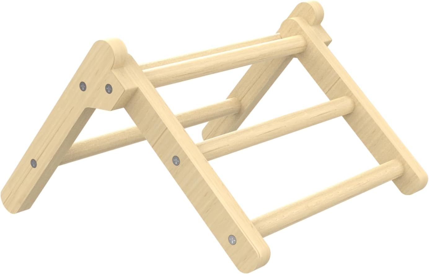 Innoland Chicken Perch Foldable, Chick Perch Stable & No Assemble, Chicken Roosting Perch for Stand Training, 11.02" × 9.84" × 6.10" Baby Chick Toys for Chicken Brooder | Coop (M)