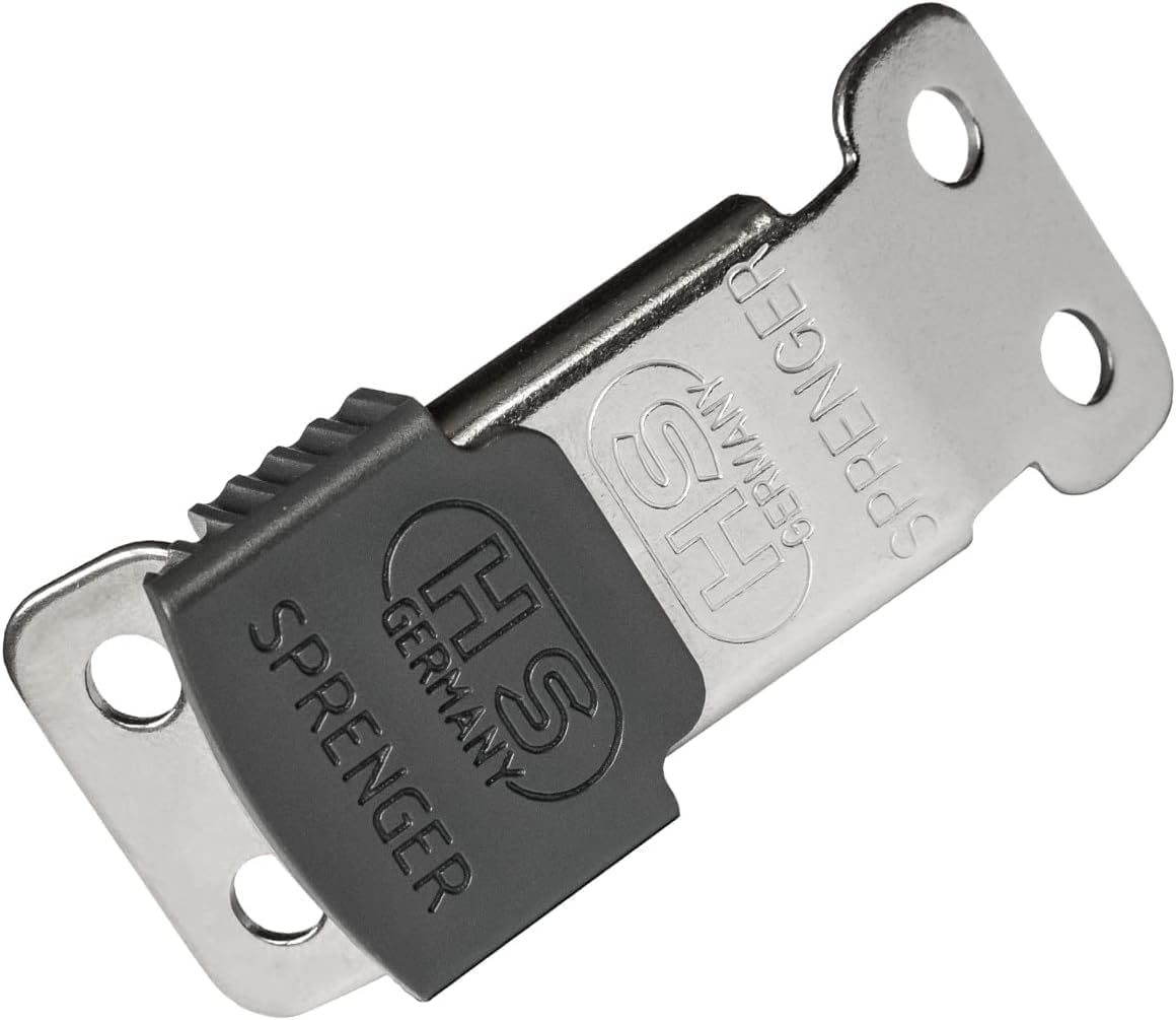 Herm Sprenger ClicLock Fastener Stainless Steel Buckle for Prong Dog Training Collar & Quick Release with Easy Buckle for Medium Large Dogs (3.0/3.2mm)