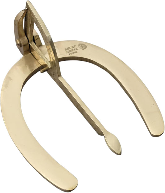 Angry Horse Brass Hoof Gauge