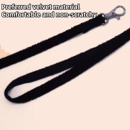 Ferret Harness and Leash, Adjustable Ferret Walking Vest for Squirrel and Small Animal, Soft and Breathable Small Animal Lead Leash with Evil Wings and Safe Bell (Red)