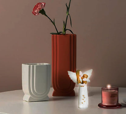 Dog Memorial Gifts for Loss of Dog, Pet Memorial Gifts, Resin Angel Statues,Sculpting Angels，Pet Sympathy Gifts(White)